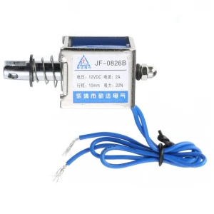 satkit Solenoid push-pull 12Vdc JF-0826B s pružinovým návratem pro Arduino
