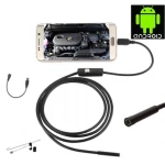USB endoskop pro Android 1 metr s čočkou 5,5mm a regulovatelným LED světlem