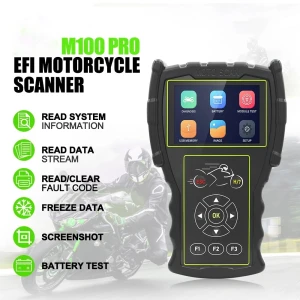 Diagnostický skener OBD pro motorky JDiag M100 Pro pro servis KTM Honda Yamaha Kawasaki BMW