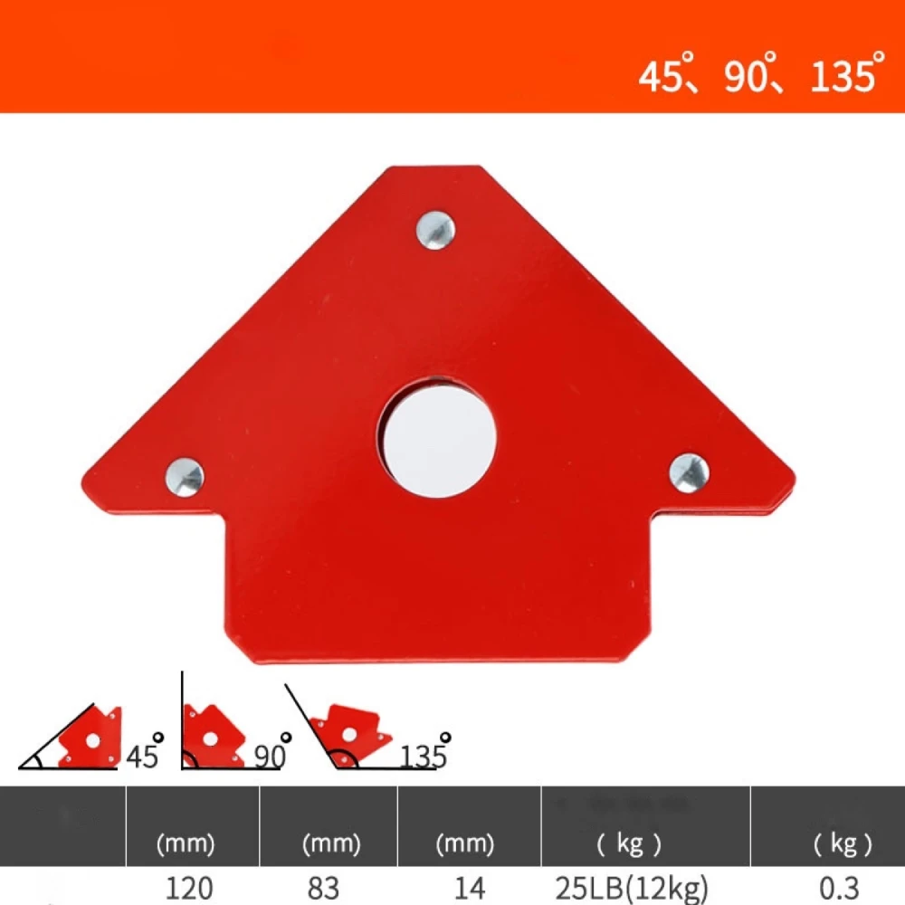 Magnetický svařovací úhelník 120 mm s výkonným magnetem