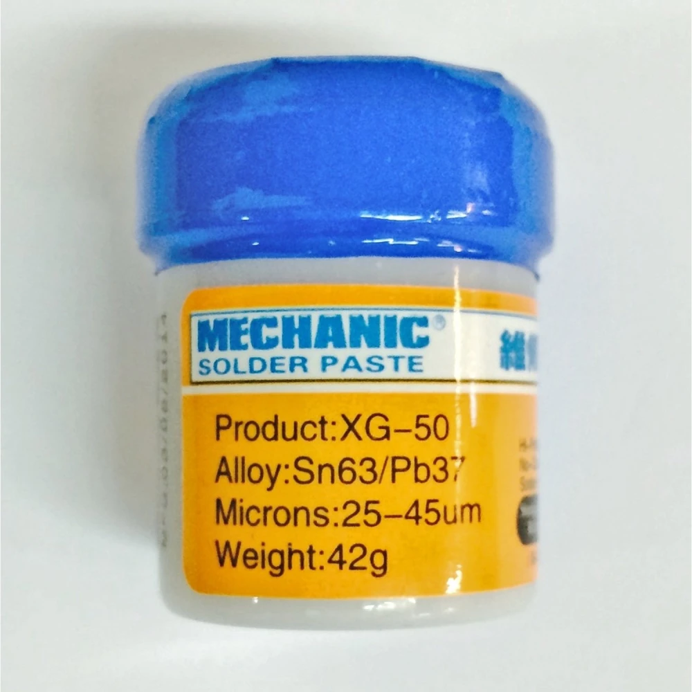 Pájecí pasta Mechanic XG-50 Sn63/Pb37 (10CC - 42GR) pro elektronické opravy