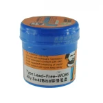 Bezolovnatá pájecí pasta Mechanic WQ86 50GR Sn42Bi58 pro přesné pájení