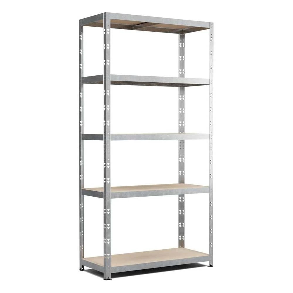 Kovový regál 180x90x40 cm robustní a všestranný s 5 policemi