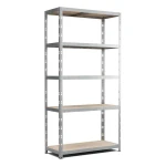 Kovový regál 180x90x40 cm robustní a všestranný s 5 policemi