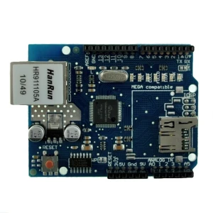 Ethernet Shield W5100 kompatibilní s Arduino pro projekty s Arduino UNO a MEGA
