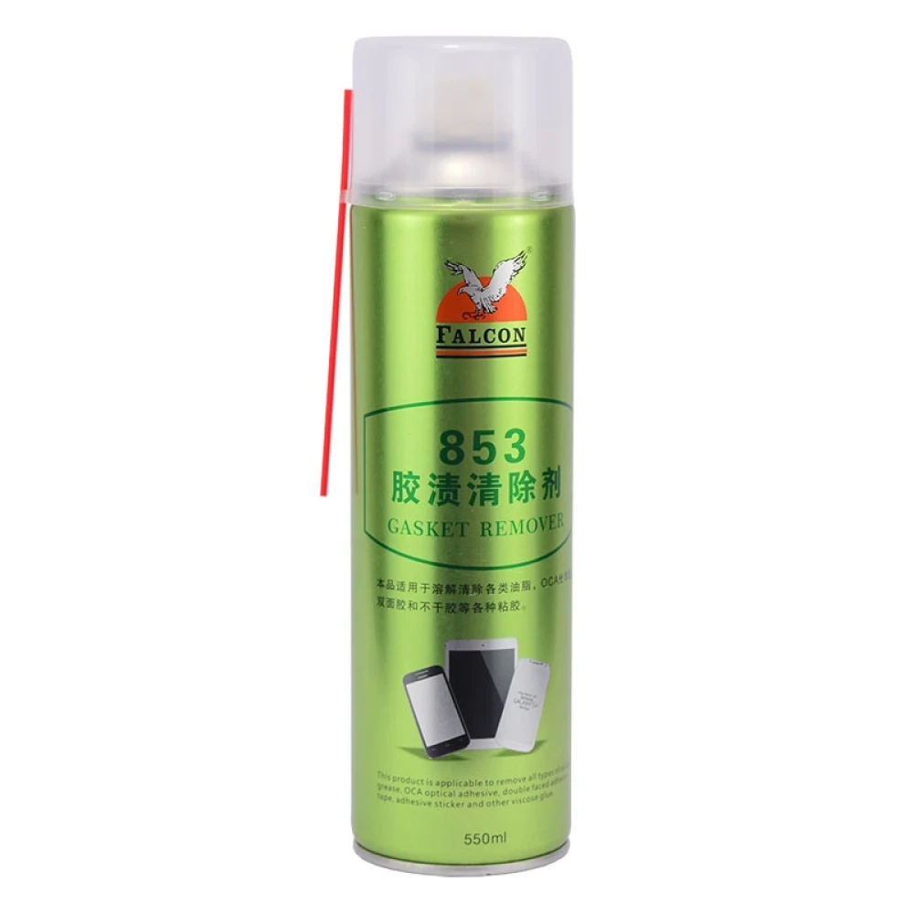 Falcon 853 odstraňovač OCA lepidla na displeje mobilů ve spreji 550ml