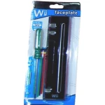 Černý přední kryt pro Wii – náhradní díl pro Nintendo Wii
