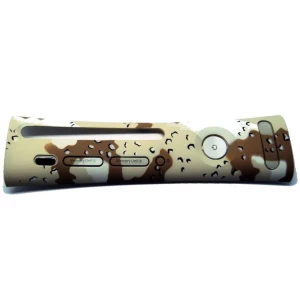 Přední kryt Xbox 360 maskáč béžovo-hnědý pro úpravu konzole Xbox 360
