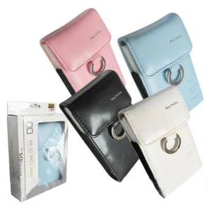 Kožené pouzdro NDS Lite tmavě modré - Smart Case DS Lite s kroužkem
