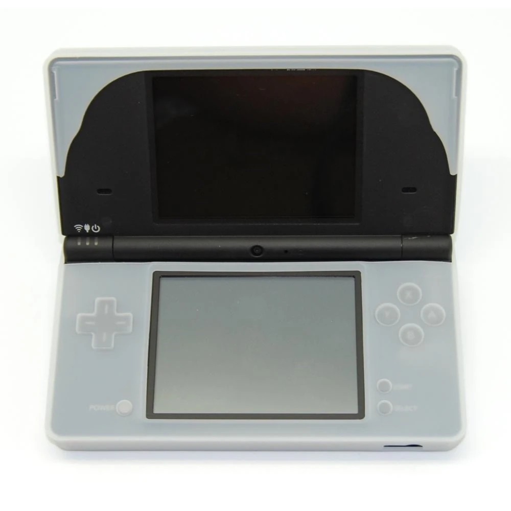 Bílý silikonový obal na Nintendo DSI pro ochranu a pohodlí