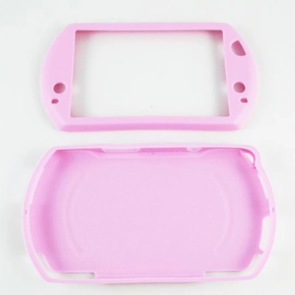 Růžové silikonové pouzdro PSP Go pro lehkou ochranu
