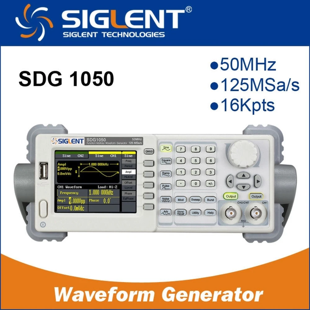 Arbitrární generátor funkcí Siglent SDG1050 50MHz