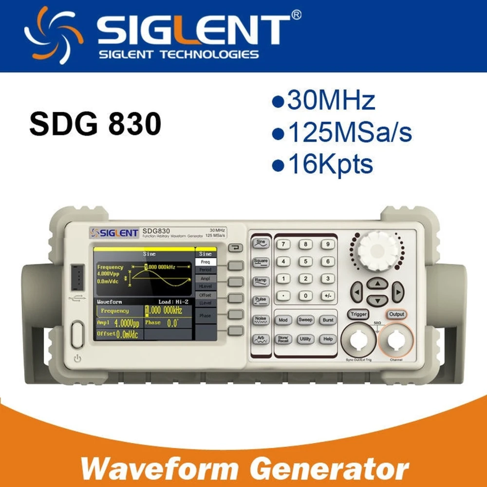 Siglent SDG830 30MHz generátor funkcí pro elektroniku