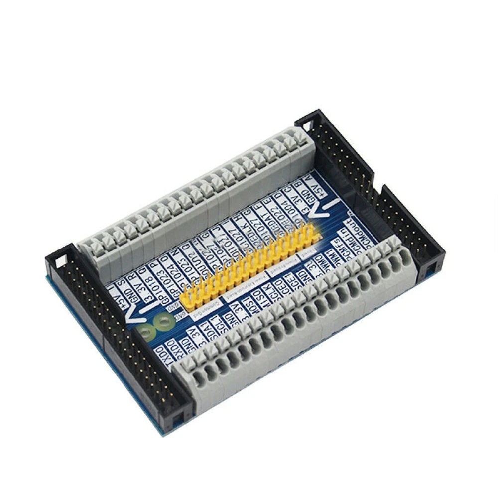 Vista lateral de GPIO placa módulo de expansión para Raspberry Pi B+/3B
