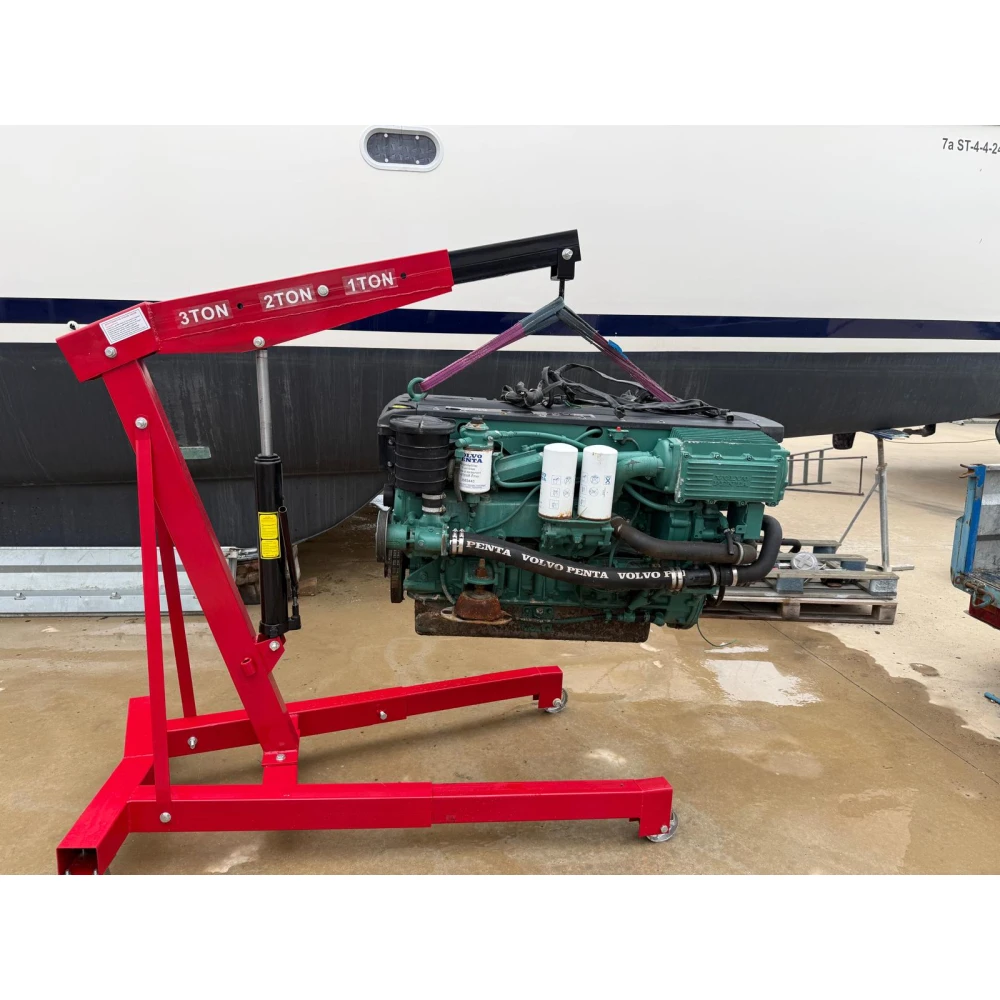 Hydraulický dílenský jeřáb 3 tuny pro zvedání motorů a těžkých strojů