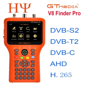GTmedia V8 Finder Pro: měřič a vyhledávač satelitů DVB-S2 DVB-T2 DVB-C