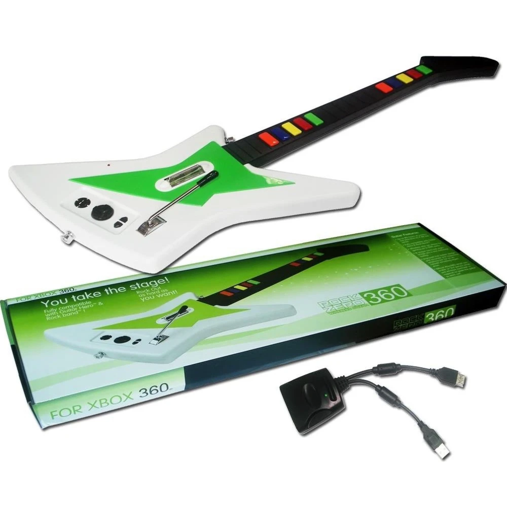 Bezdrátová kytara Xbox 360 kompatibilní s Guitar Hero a Rock Band