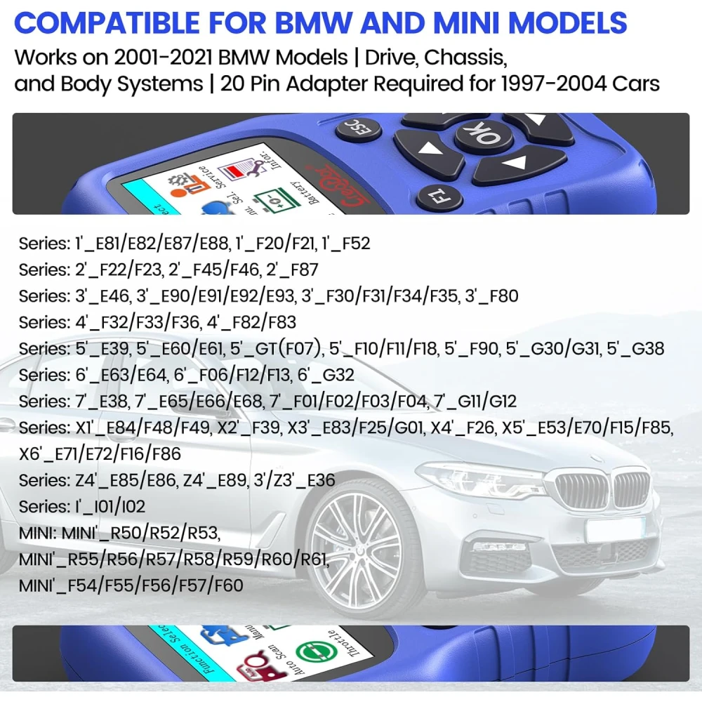 Diagnostická OBD2 sada BMW Creator C420 pro BMW a Mini