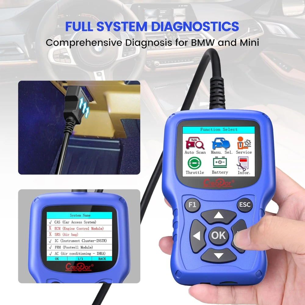 Diagnostická OBD2 sada BMW Creator C420 pro BMW a Mini