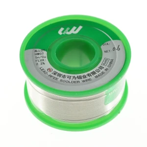 Bezolovnatý pájecí drát 0.6 mm Sn99 Ag0.3 Cu0.7 v 100g cívce