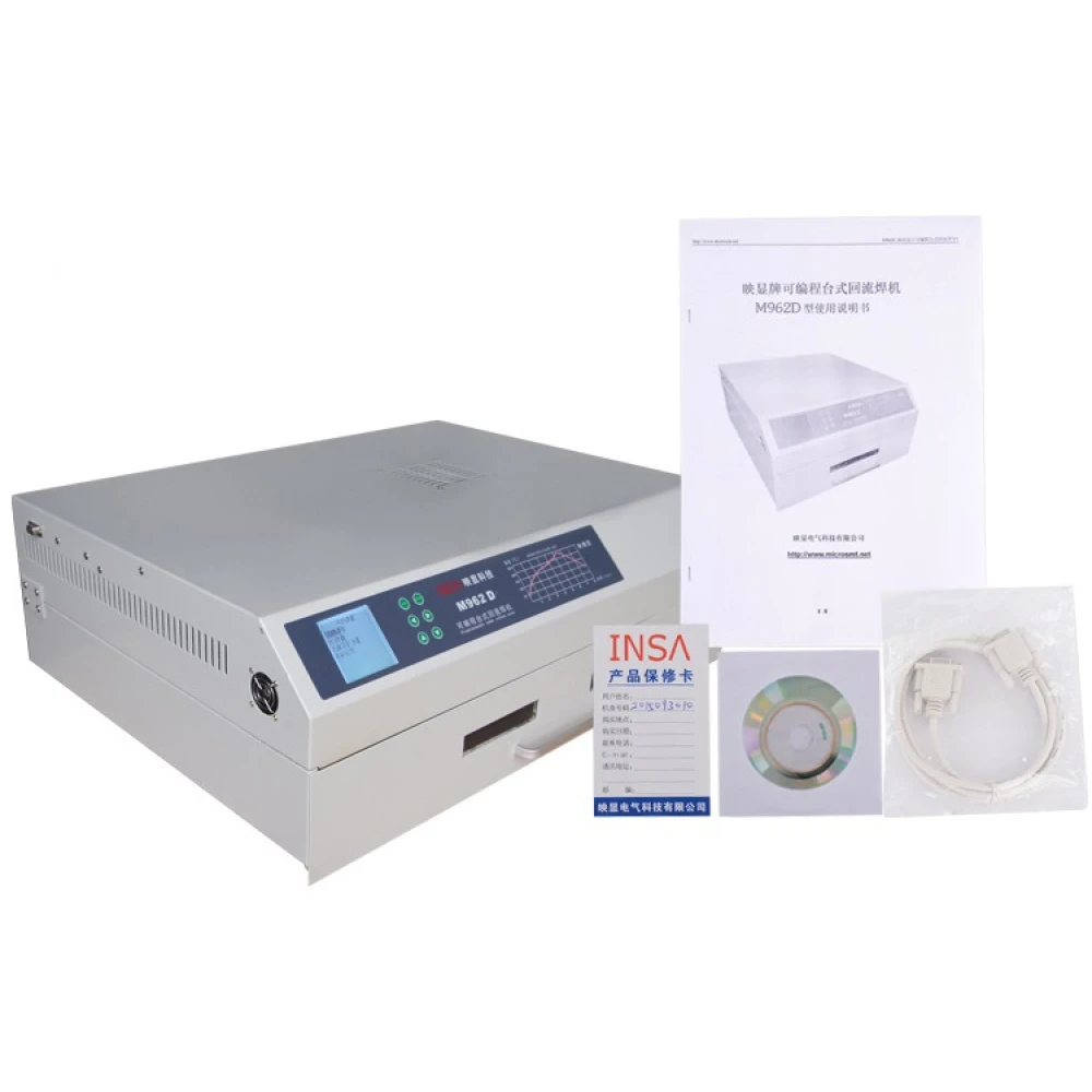 Infračervená reflow pec INSA M962D s automatickým řízením