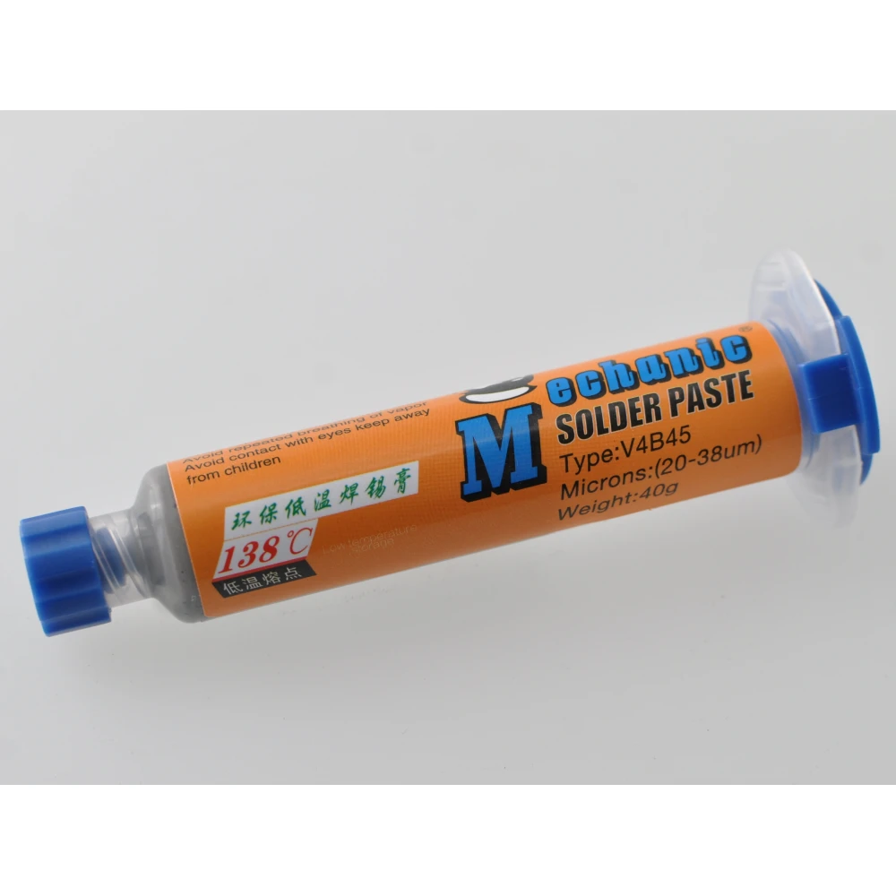 Pájecí pasta s bismutem Mechanic WQ-80-BS458 40 g
