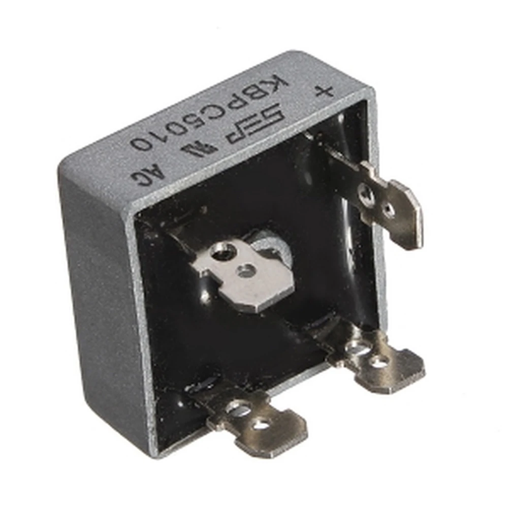 KBPC5010 můstkový usměrňovač 1000V 50A s vývody 6,4x0,8mm pro elektroniku