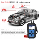 Konnwei KW350 diagnostický skener kompletního systému pro VW Audi Seat Skoda