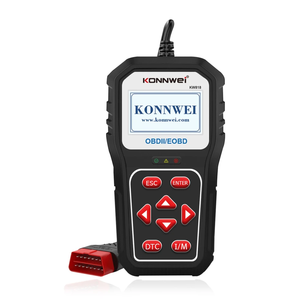 KONNWEI KW818 OBD2 skener: čtečka kódů OBDII pro auta od 1996