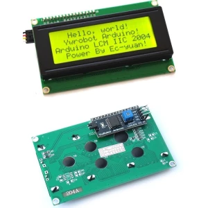 satkit Zelený LCD 20x4 znaků se sériovým IIC/I2C pro Arduino