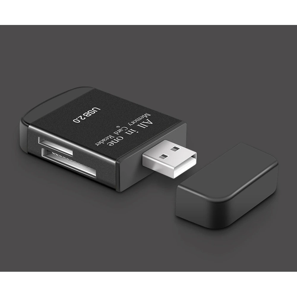 Univerzální USB 2.0 čtečka paměťových karet pro Micro SD, MMC, SDHC, TF a M2