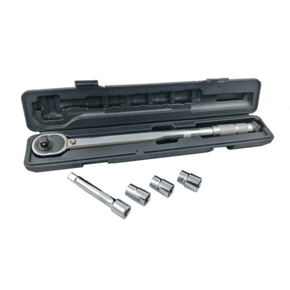 Momentový klíč 1/2'' 28-210 Nm s prodloužením a 3 nástavci TSX TOOL