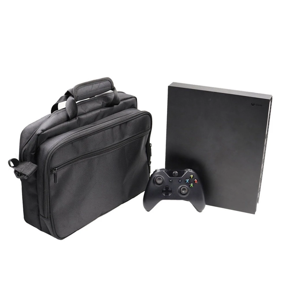 Cestovní pouzdro Xbox One X na konzoli, hry a příslušenství