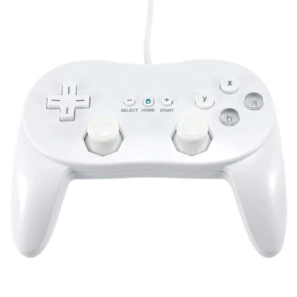 Kompatibilní klasický ovladač Pro Wii bílý pro Nintendo Wii