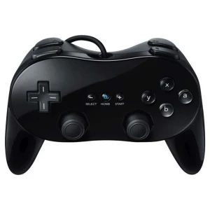 Kompatibilní klasický ovladač Pro Wii černý pro Nintendo Wii