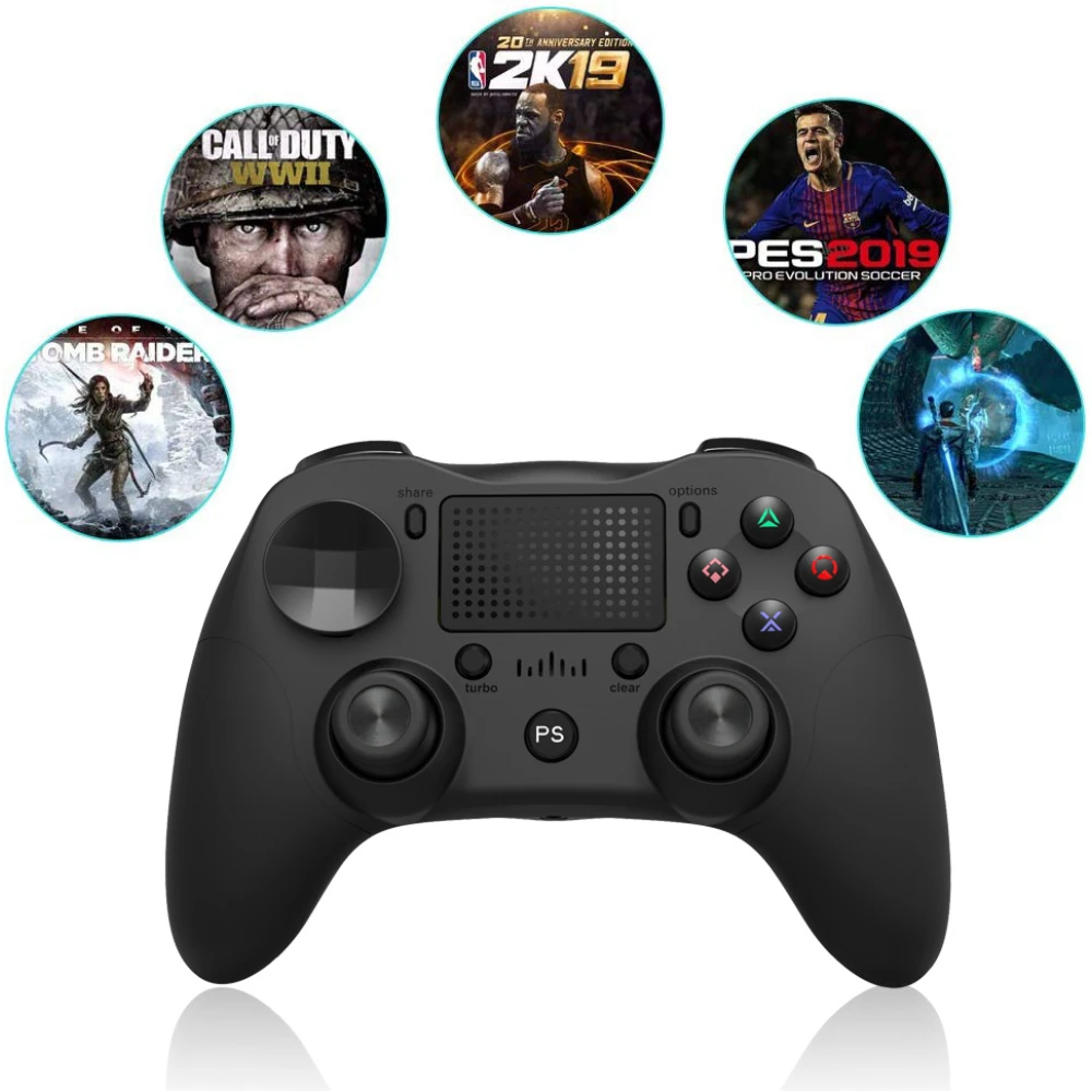 Bezdrátový bílý kompatibilní ovladač PS4 DoubleShock 4