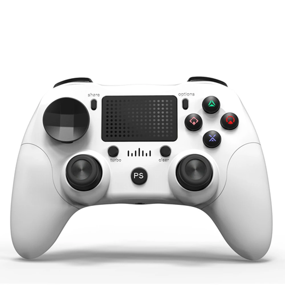 Bezdrátový bílý kompatibilní ovladač PS4 DoubleShock 4