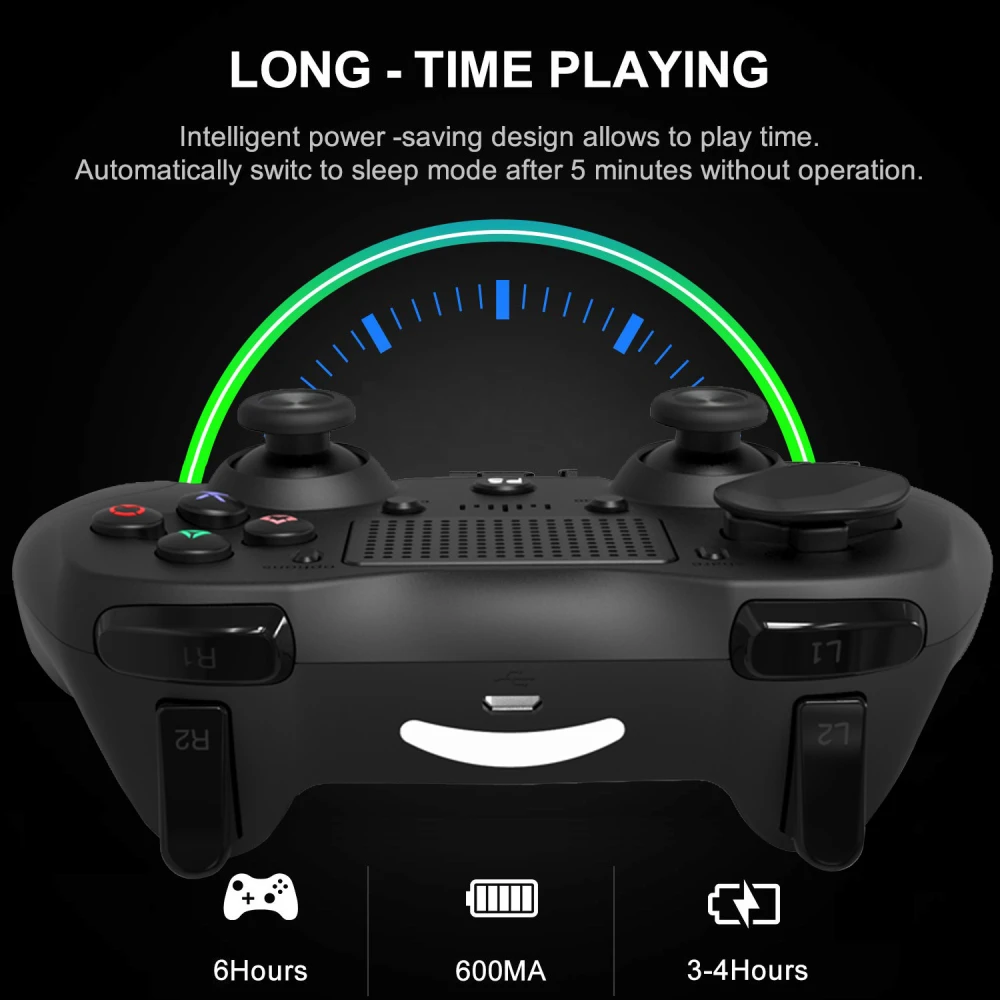 Bezdrátový bílý kompatibilní ovladač PS4 DoubleShock 4