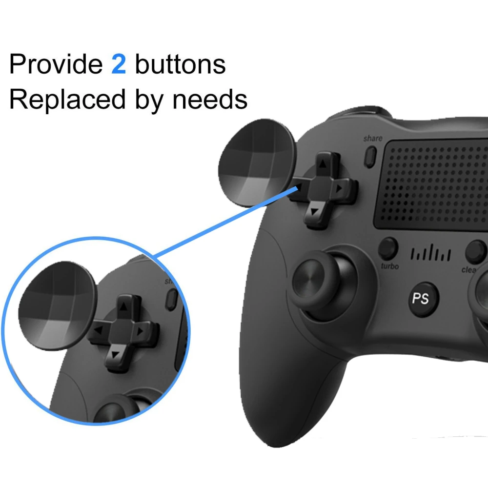 Bezdrátový kompatibilní ovladač PS4 černý DoubleShock 4