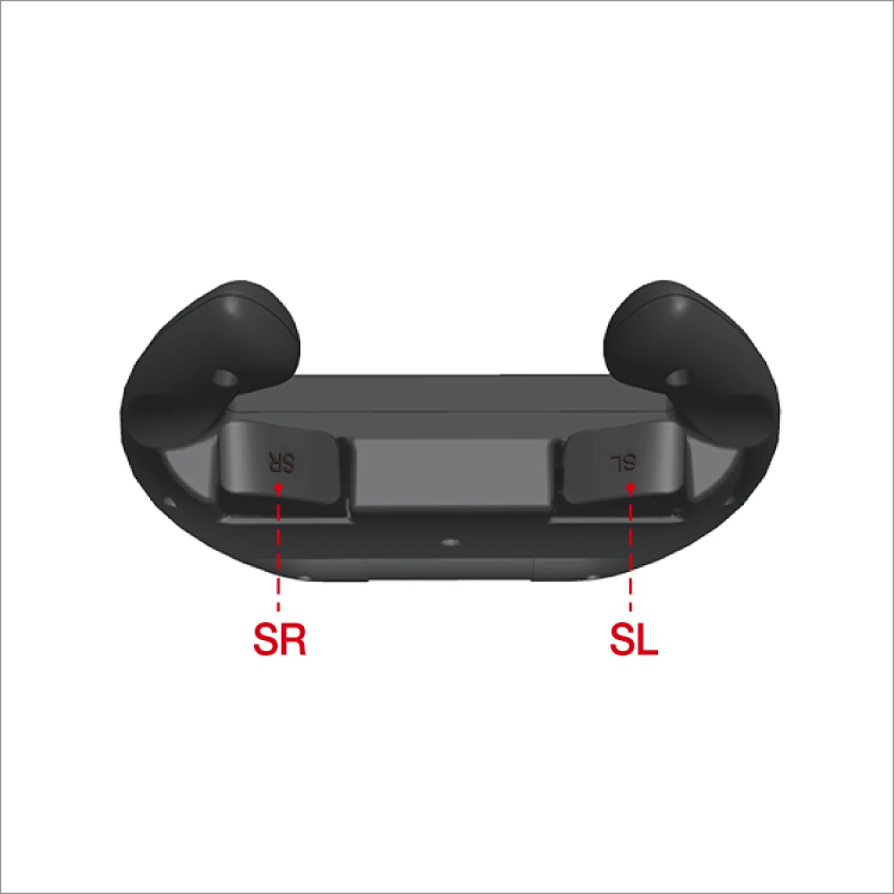 Detalle del material ABS del volante para Joy-Con Nintendo Switch