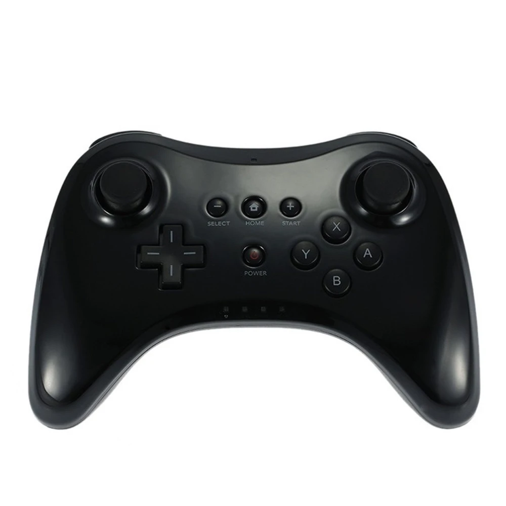 Kompatibilní černý Pro ovladač Wii U - bezdrátový ovladač pro Wii U