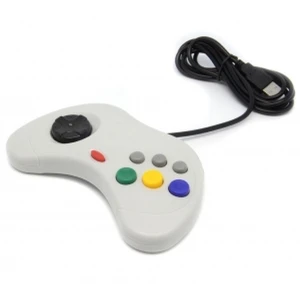 USB ovladač Sega Saturn pro PC a Mac - šedý klasický