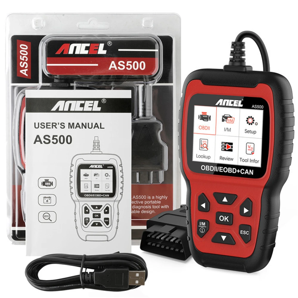 Diagnostický přístroj Ancel AS500 OBD2 pro vozidla