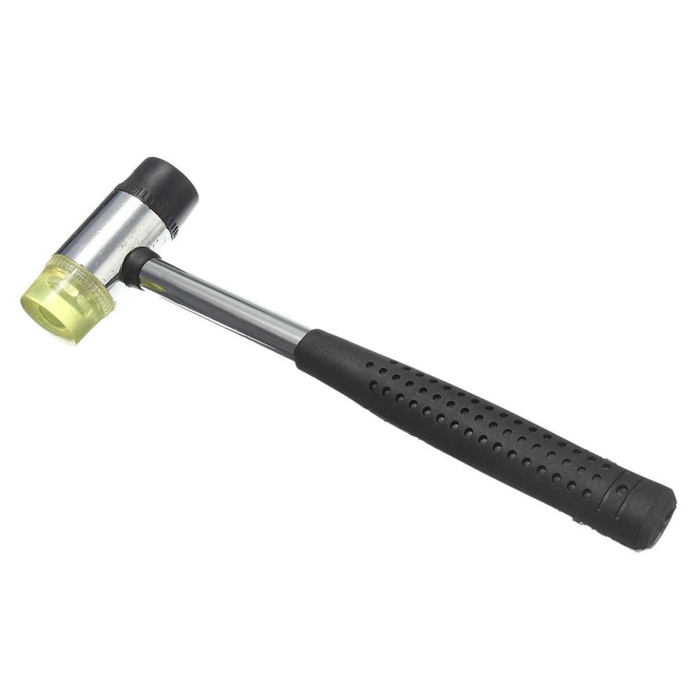 Vista del mango de goma suave antideslizante del martillo TSX TOOL