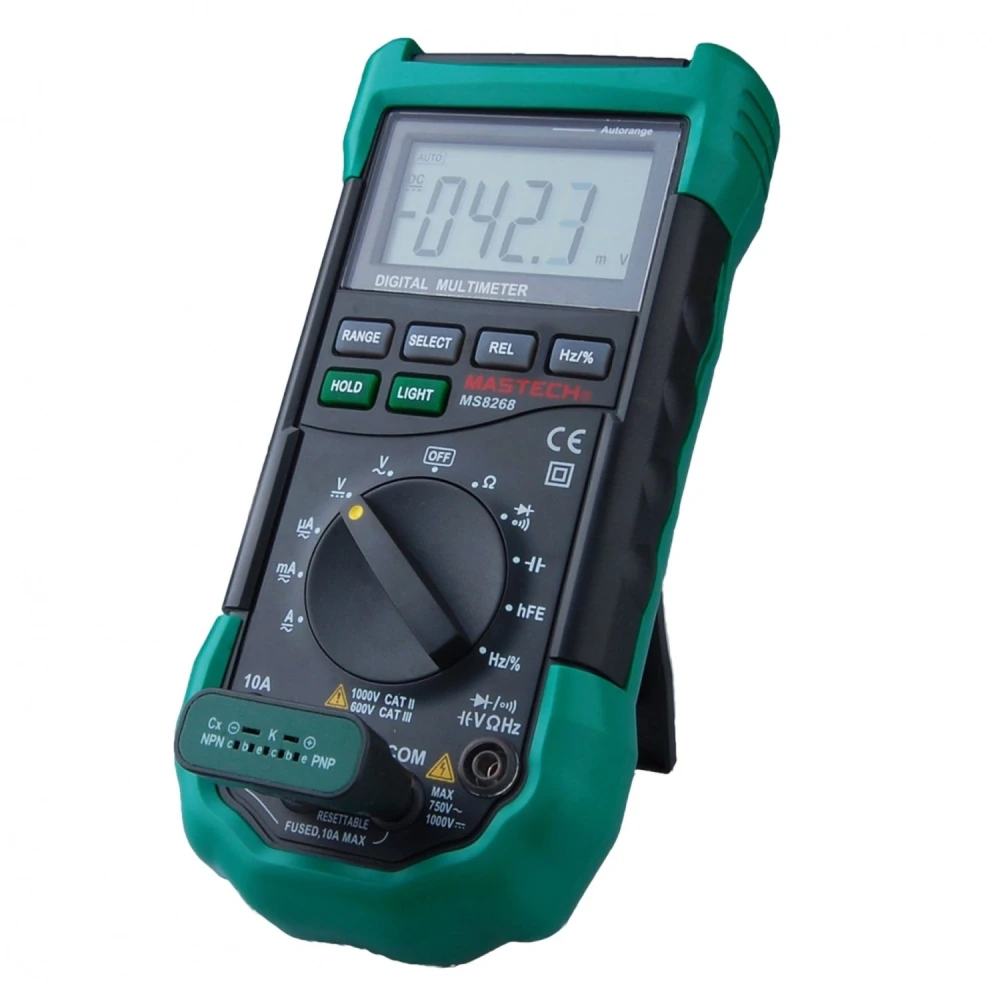 Mastech MS8268 digitální multimetr s autorange a podsvíceným LCD