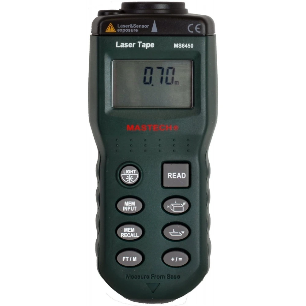 Ultrazvukový měřič vzdálenosti Mastech MS6450 s laserem