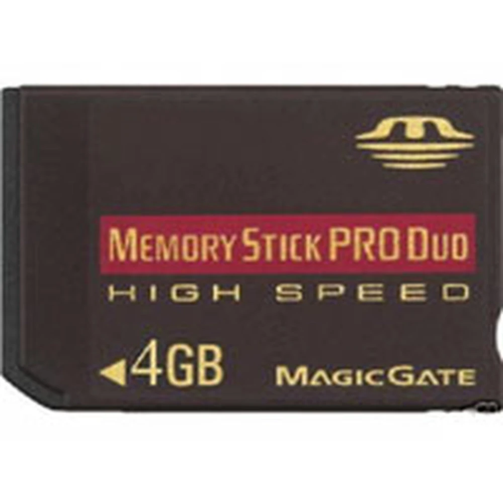 Memory Stick Pro Duo 4GB kompatibilní s PSP pro úložiště v konzolích PSP
