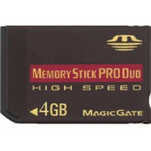 Memory Stick Pro Duo 4GB kompatibilní s PSP pro úložiště v konzolích PSP