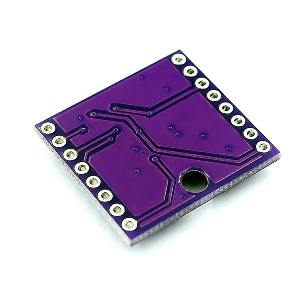 Detalle del interruptor de palanca para configuración de dirección en módulo PCF8574T
