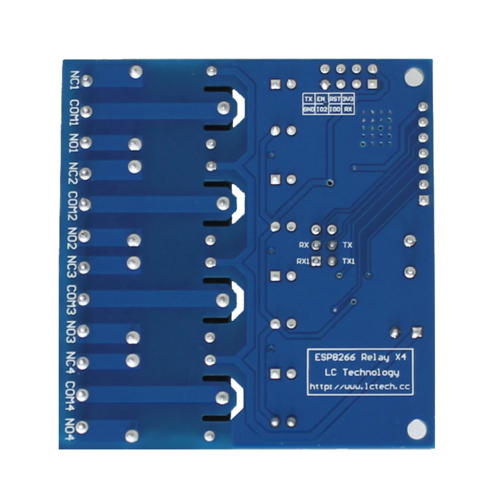 WiFi relé modul 4 kanály ESP8266 pro dálkové ovládání